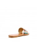 Faux suede slide for women