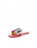 Faux suede slide for women