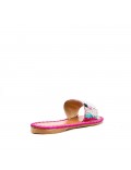 Faux suede slide for women