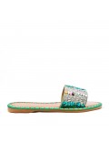 Faux suede slide for women