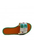 Faux suede slide for women