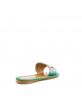 Faux suede slide for women