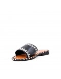 Faux leather slide for women