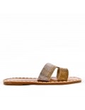 Slide in mixed materials for women