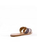 Slide in mixed materials for women