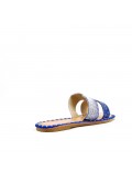 Slide in mixed materials for women