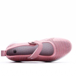 Comfort shoe in mixed materials for women