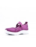 Comfort shoe in mixed materials for women