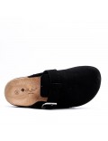 Men's mixed material Boston slippers