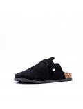 Men's mixed material Boston slippers