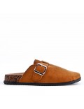 Men's mixed material Boston slippers