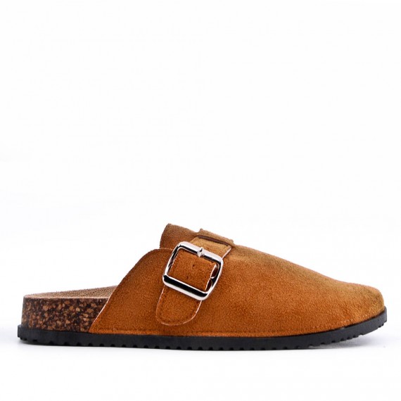 Men's mixed material Boston slippers