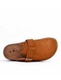 Men's mixed material Boston slippers