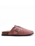 Men's mixed material Boston slippers