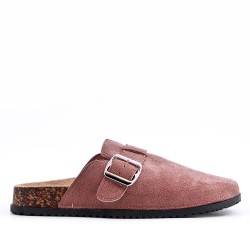 Men's mixed material Boston slippers