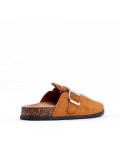 Men's mixed material Boston slippers