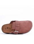 Men's mixed material Boston slippers