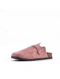 Men's mixed material Boston slippers