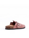 Men's mixed material Boston slippers
