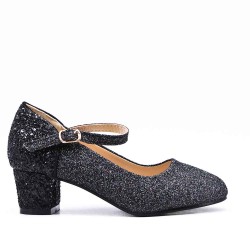 Sandalia chica con tacon pequeno