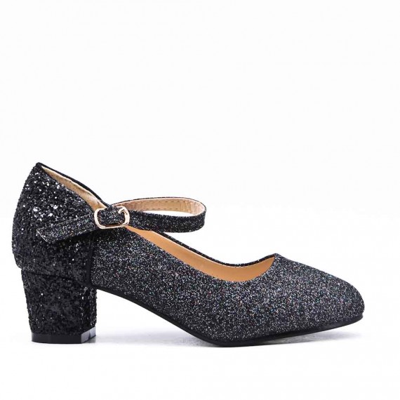 Sandale fille à petit talon 