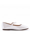 Ballerine fille en simili cuir 