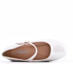 Ballerine fille en simili cuir 