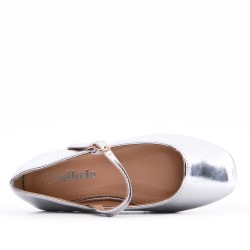 Ballerine fille en simili cuir 