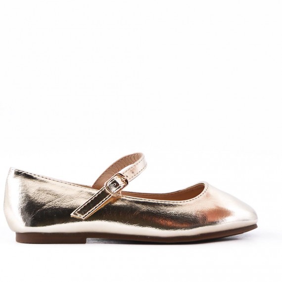 Ballerine fille en simili cuir 