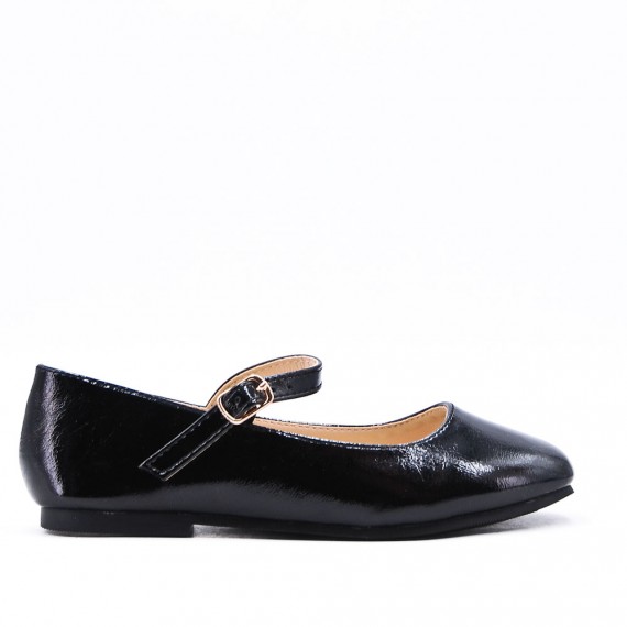 Ballerine fille en simili cuir 