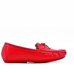 Child's moccasin in faux leather