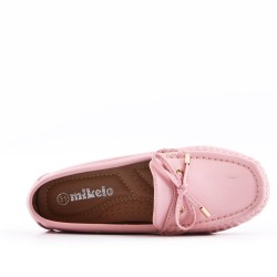 Child's moccasin in faux leather