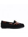 Moccasin in faux suede