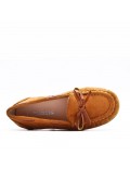 Moccasin in faux suede