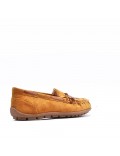 Moccasin in faux suede