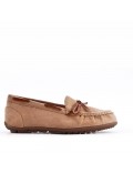 Moccasin in faux suede