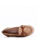 Moccasin in faux suede