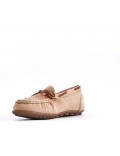 Moccasin in faux suede