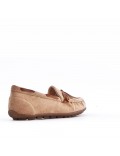 Moccasin in faux suede