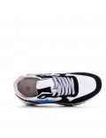 Zapatilla de material mixto con cordones