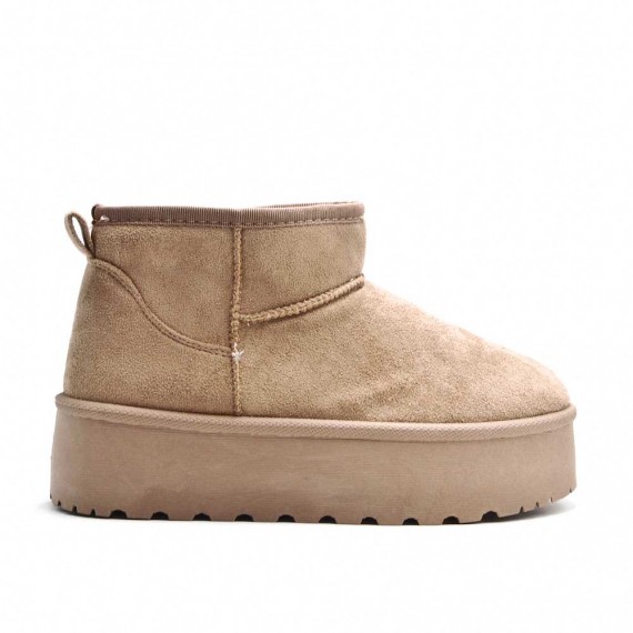Botines clásicos de pelo para mujer.