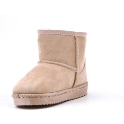Children's ankle boot in mixed materials