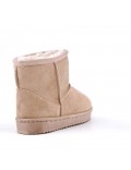 Children's ankle boot in mixed materials