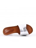 Women's heeled clog sandal