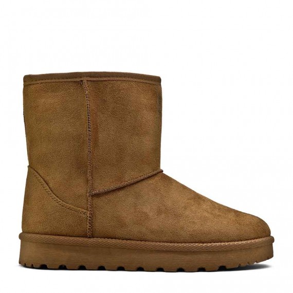 Botines en gamuza sintética