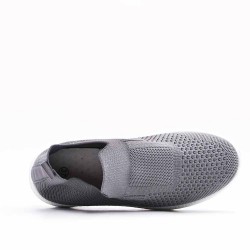 Basket femme en textile sans lacets