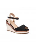 Women's high heel espadrilles