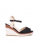 Women's high heel espadrilles