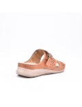 Large Size 38-43 - Wedge comfort sandal in faux leather for women
