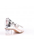 Girl's mixed materials sandal